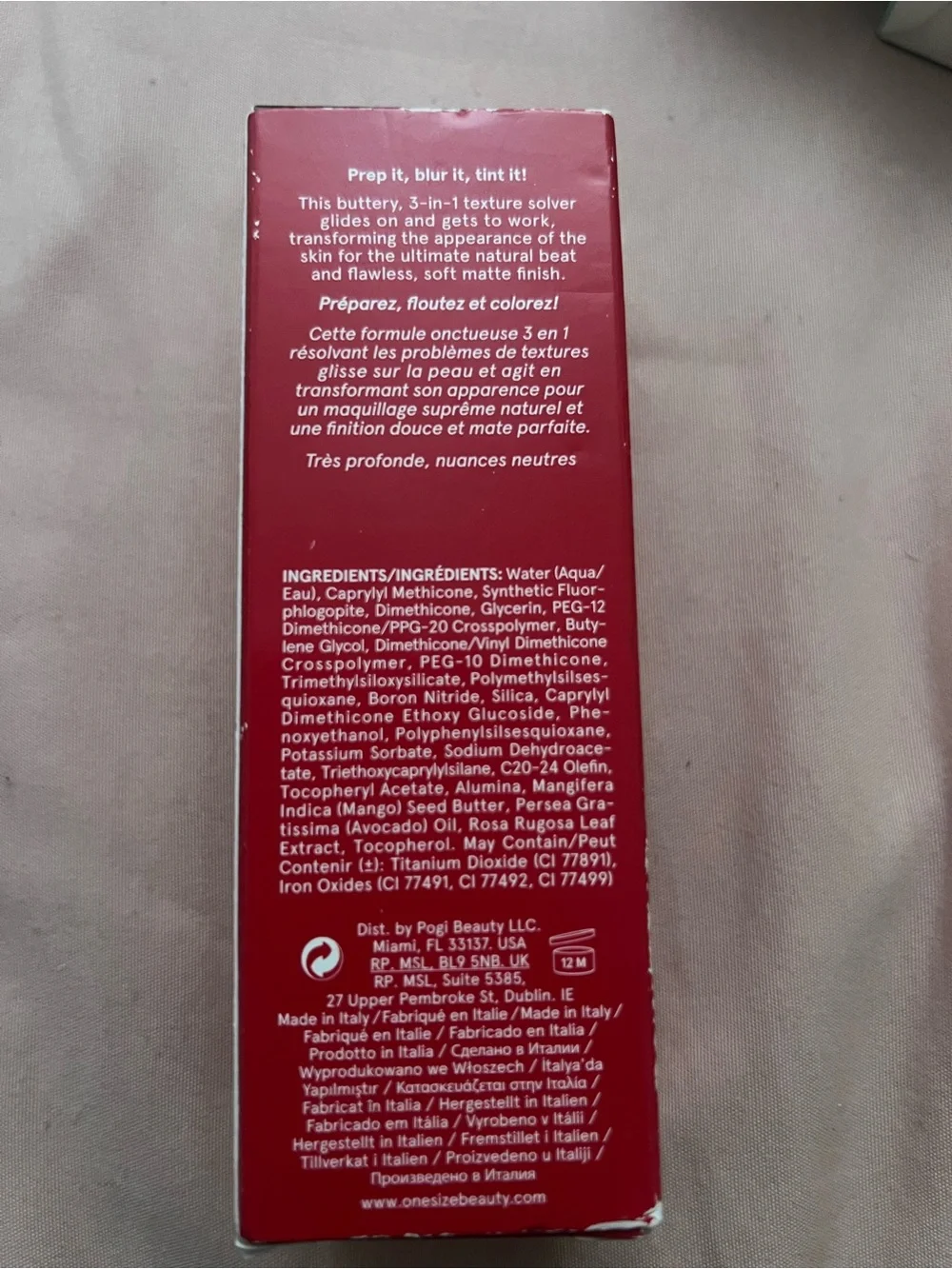 ONE/SIZE Turn Up The Base BBB Cream Deep 3 (N) Very Deep Neutral 1 oz NEW